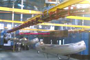 Paint Industries Overhead Conveyor 